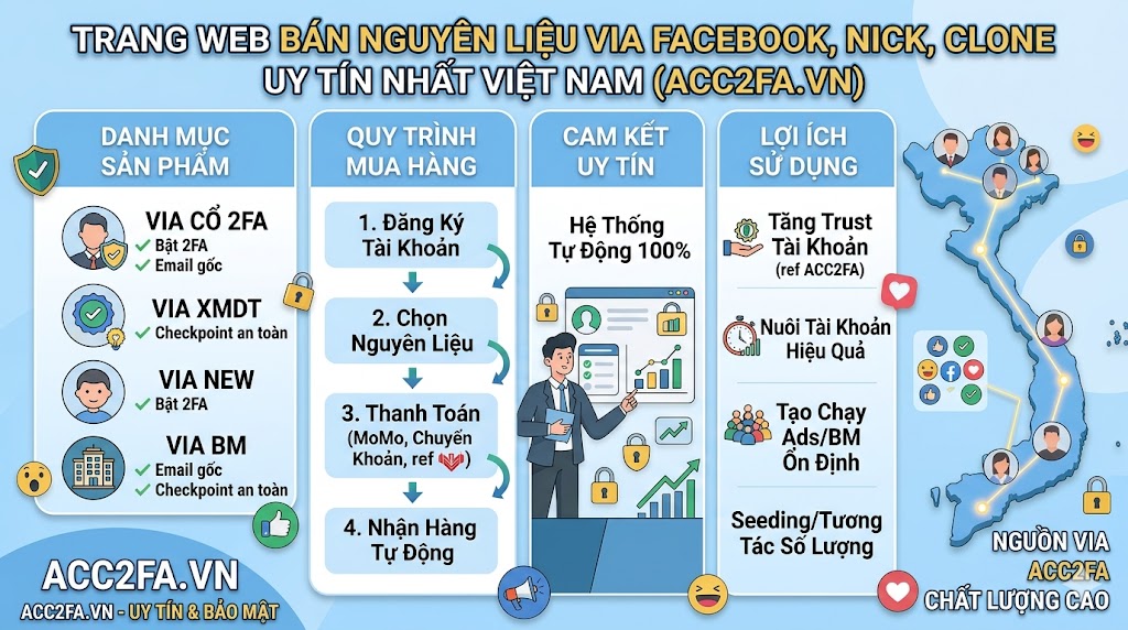web site bán nguyên liệu mmo uy tín nhất việt nam